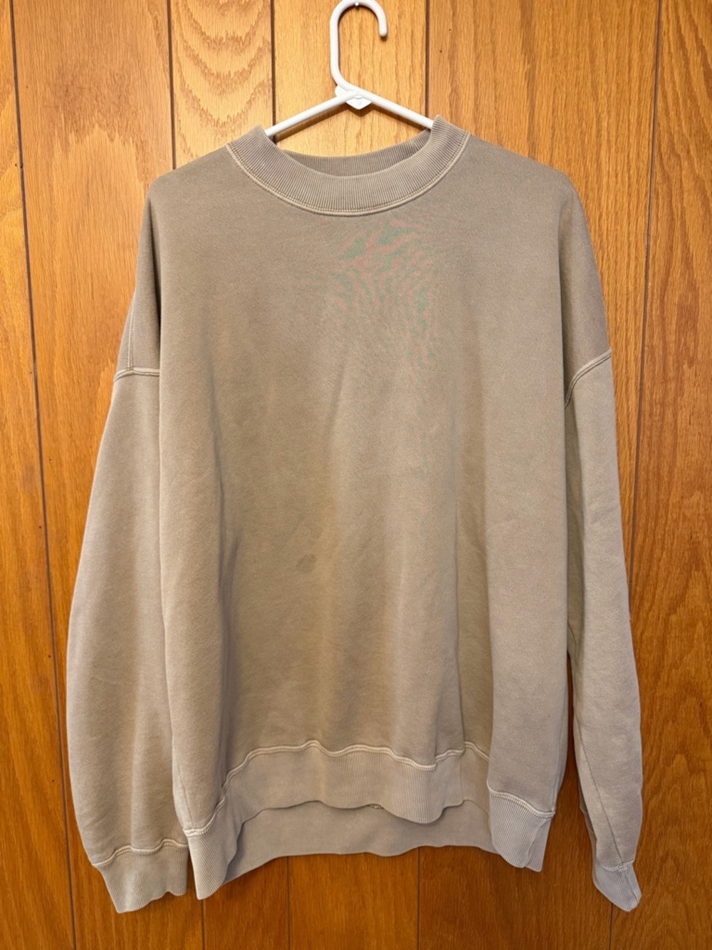Abercrombie & Fitch Men's Crewneck Sweatshirt - Taupe